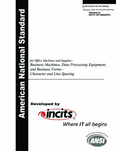 Standards PDF Cover Page